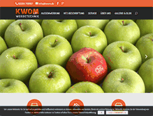 Tablet Screenshot of kwom.de